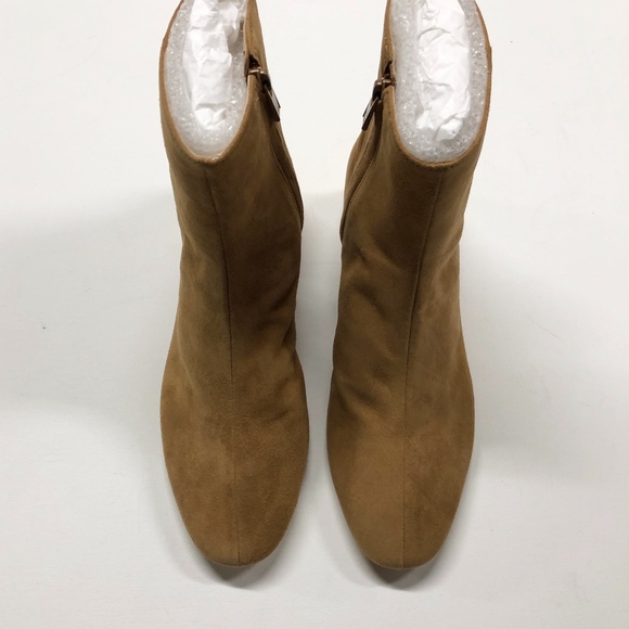 LOEFFLER RANDALL Suede Carter Camel Ankle Boots - Picture 3 of 8
